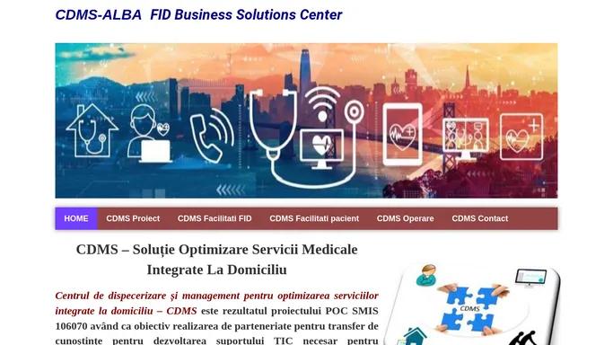 CDMS – ALBA – FID Business Solutions Center