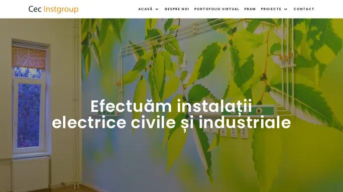 Cec Instgroup – Instalatii electrice civile si industriale Cluj-Napoca %