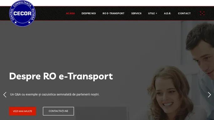 Prima Pagina - Consultanta Profesionala pentru Transportul de Marfuri si ADR