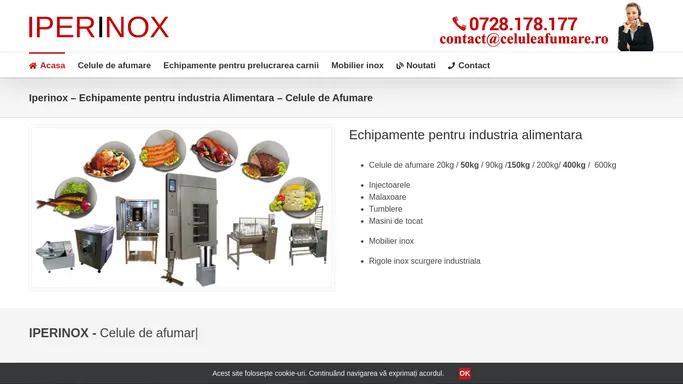 Iperinox - Echipamente pentru industria Alimentara - Celule de Afumare