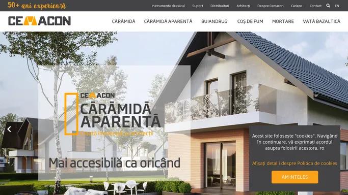 Home | CEMACON - Caramida Inteligenta