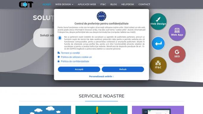 IT Support Center Arad | Web design | Solutii complete IT si WEB