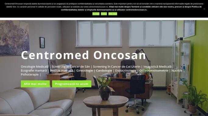 Centromed Oncosan - Centru Medical Oncologic Cluj Napoca