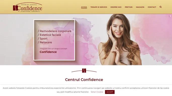 Centrul Confidence – Remodelare Corporala – Estetica Faciala – Sport cu antrenor personal in Timisoara