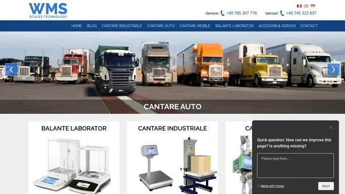 Cantare si Balante, Industriale, Auto, Laborator, Electronice