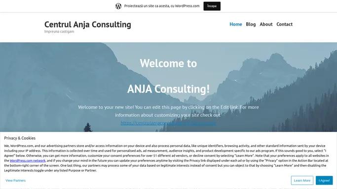 Centrul Anja Consulting – Impreuna castigam