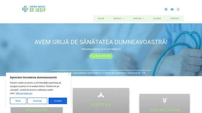 Centrul Medical Sfantul Iosif Cluj-Napoca | Centrulmedicalsfiosif.ro