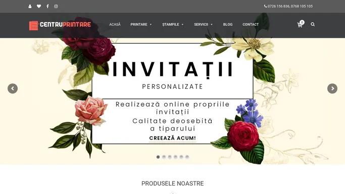 Centru printare - Servicii de imprimare si personalizare in Bucuresti