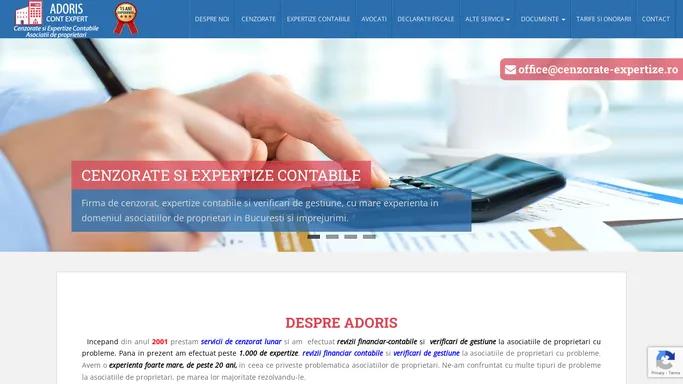 Adoris Cont Expert – Cenzorate Asociatii de Proprietari si Expertize Contabile Bucuresti