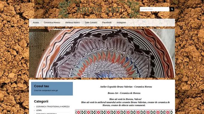 Ceramica Horezu, Obiecte Artizanat de Ceramica Horezu, Oale de Lut Ceramica Valcea, Strachini de Lut Horezu, Ulcioare de lut, Bruno art - ion valerian - ceramica de horezu