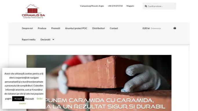 Ceramus SA - Caramida pentru casa ta