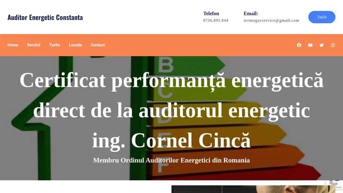 Auditor Energetic Constanta – Cel mai ieftin mod de a avea certificatul energetic maine