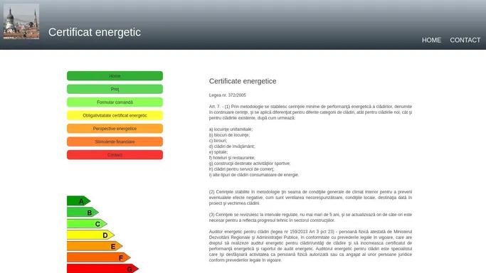 Certificat Energetic