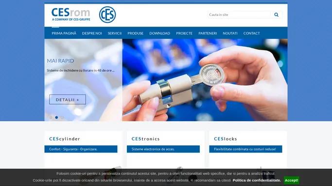 Producator sisteme inchidere, cilindrii siguranta, sistem master key