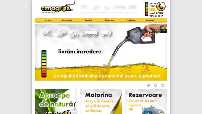 CETAGROIL - distribuitor motorina pentru agricultura