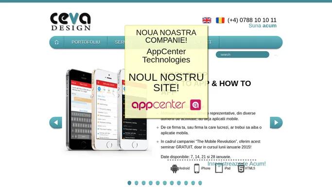 CevaDesign - Aplicatii Mobile | Mobile Apps