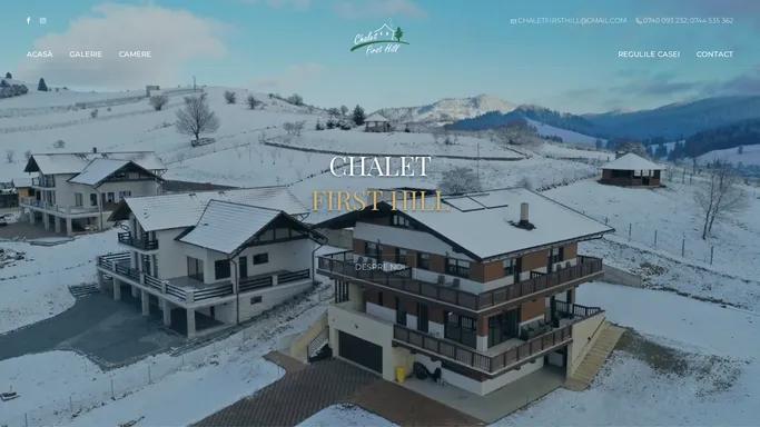 Chalet First Hill - Acasa