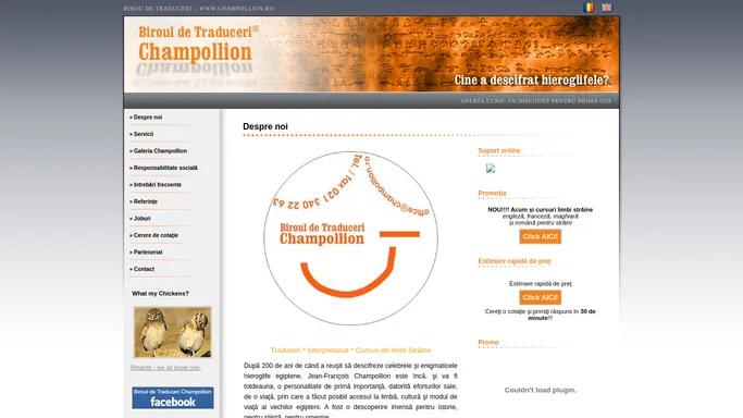 Traduceri | Biroul de Traduceri Champollion - Home