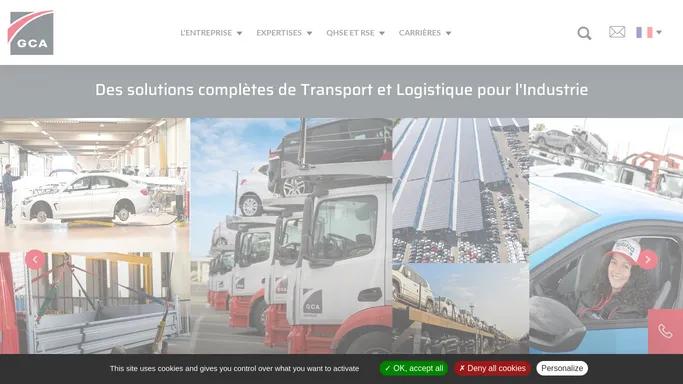 Solutions logistiques pour l'industrie: Accueil