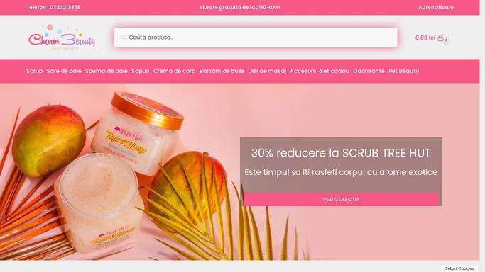 CharmBeauty.ro | Scrub | Balsam de buze | Accesorii baie - CharmBeauty.ro