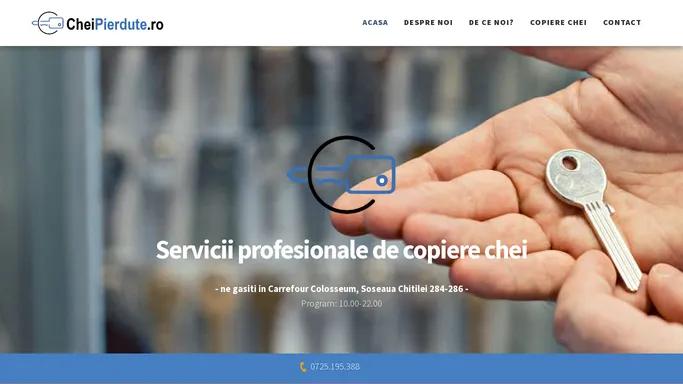 Servicii profesionale de copiere chei