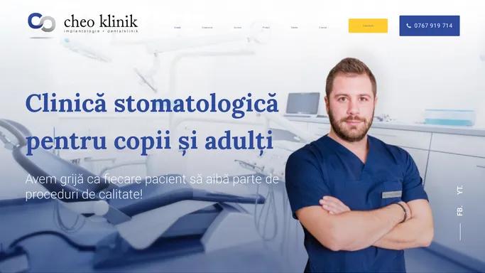 Clinica stomatologica Cheo Klinik - Stomatologie Copii si Adulti