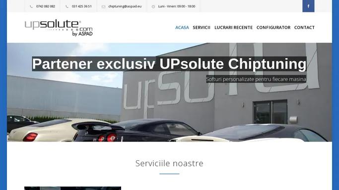 Upsolute Chiptuning by Aspad | Putere maxima | Resoftare auto