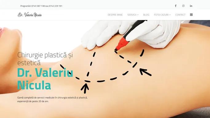 Dr. Valeriu Nicula, Cluj-Napoca, marire sani, rinoplastie, lipoaspiratie