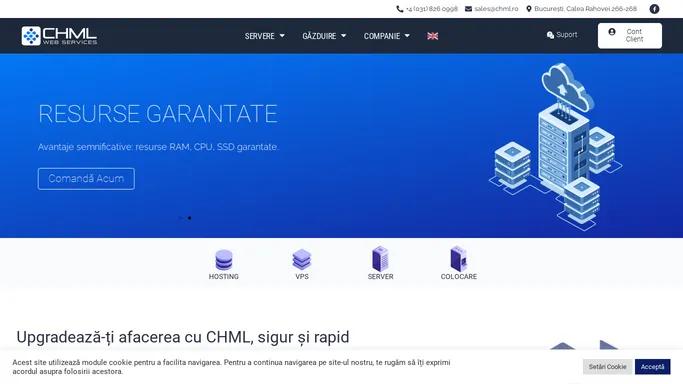 Servere dedicate, vps si colocare - CHML Web Services - CHML