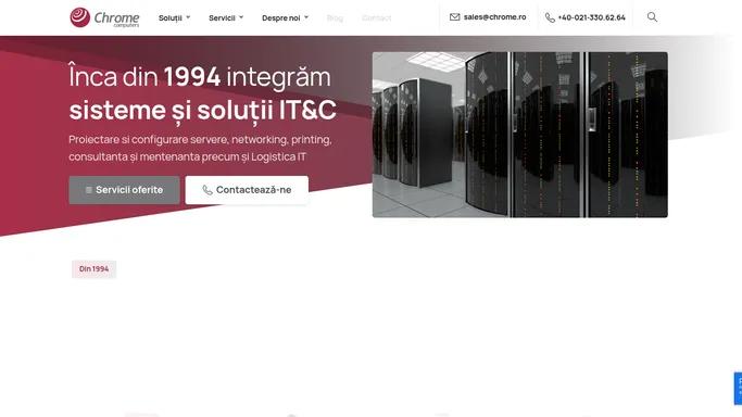 Chrome Computers – integram sisteme si solutii IT&C