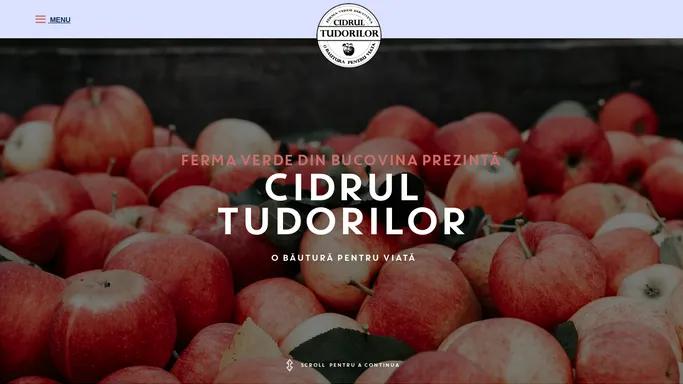 Cidrul Tudorilor - O bautura pentru viata