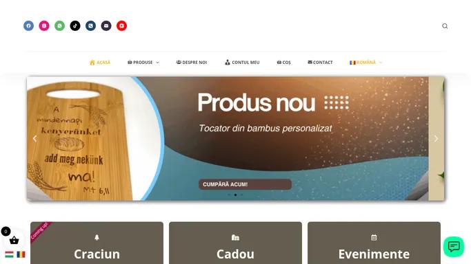 Acasa - Gravura laser - www.ciid.ro - Creative IslanD - Gravura laser Oradea