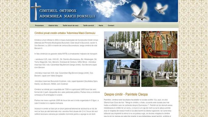 Cimitir Adormirea Maicii Domnului | cimitir-ortodox.ro