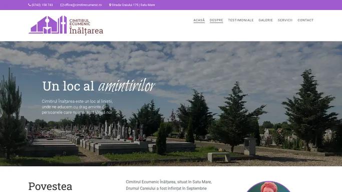 Cimitirul Ecumenic Inaltarea - Satu Mare