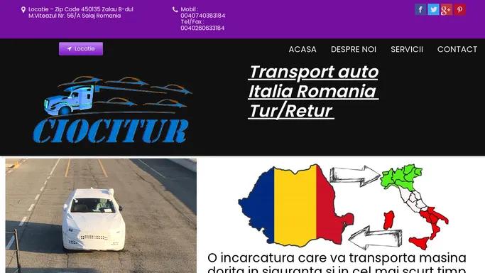 CiociTur – Transport Auto Italia Romania