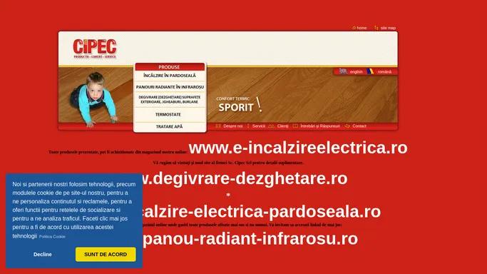 Incalzire Electrica in Pardoseala / Panouri Radiante Infrarosu