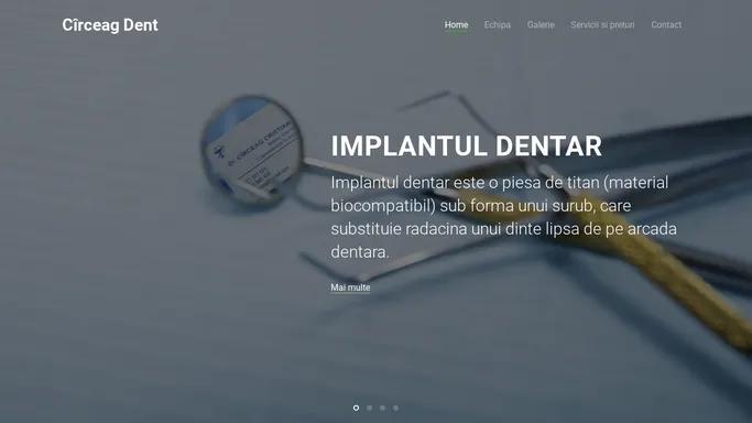 Dr. Cristian Circeag | Medic Dentist - competenta in implantologie