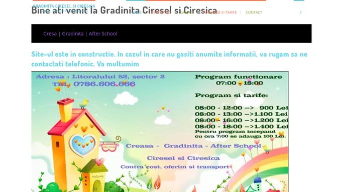 Gradinita Ciresel si Ciresica – Cresa | Gradinita | After School