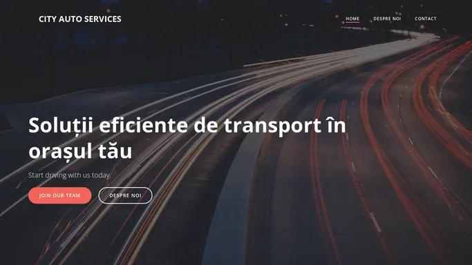 CITY AUTO SERVICES – Servicii de transport in orasul tau