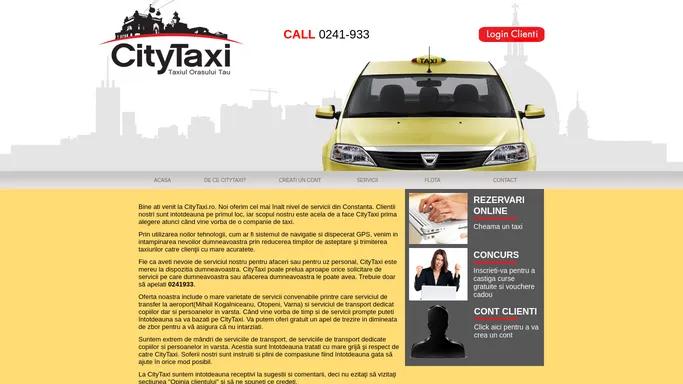 CityTaxi - Welcome