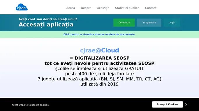 SEOSP - aplicatie online