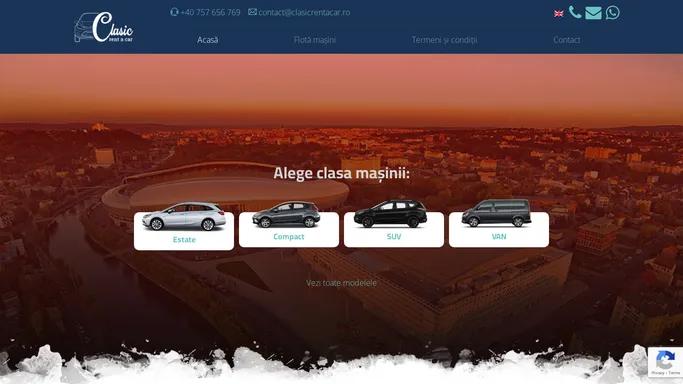 Clasic Rent a Car Cluj Napoca - Masini de inchiriat in diverse orase