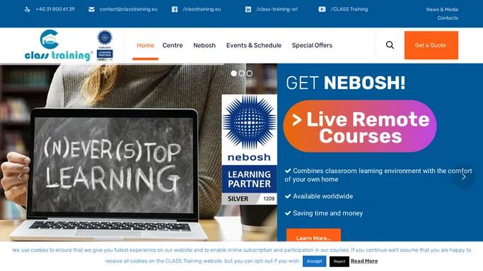 CLASS Training | Nebosh course and certificate