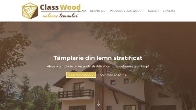 Class Wood Putna - Tamplarie din lemn stratificat