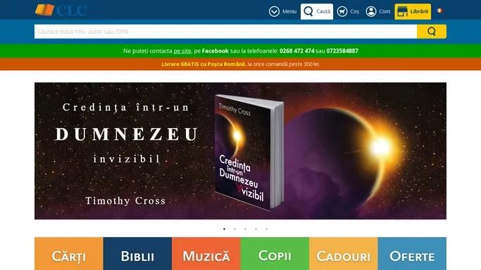 Carti crestine, Biblii, cadouri, muzica si alte resurse crestine: CLC Romania