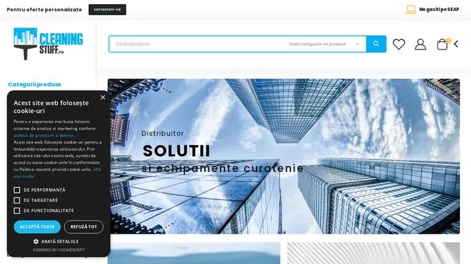 Distribuitor echipamente si solutii curatenie - Cleaning Stuff