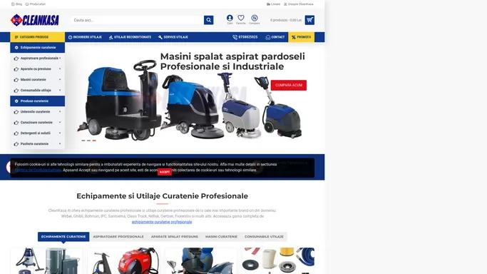 Produse curatenie profesionale si utilaje curatenie - CleanKasa