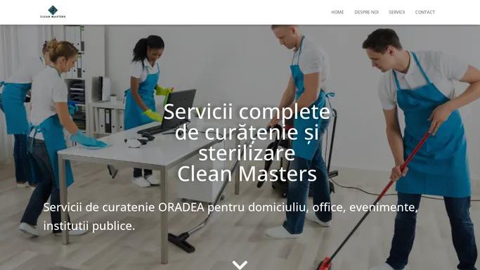 Servicii de curatenie ORADEA– CLEAN MASTERS