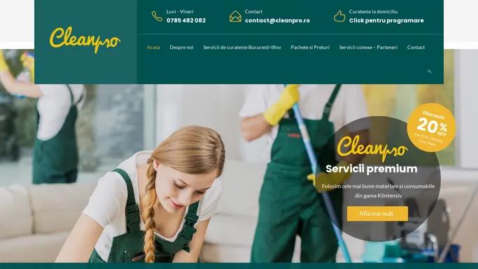 Firma de curatenie - Cleanpro este o firma de curatenie profesionala