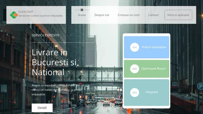 ClickColet - Servicii curierat- cifre nu vorbe